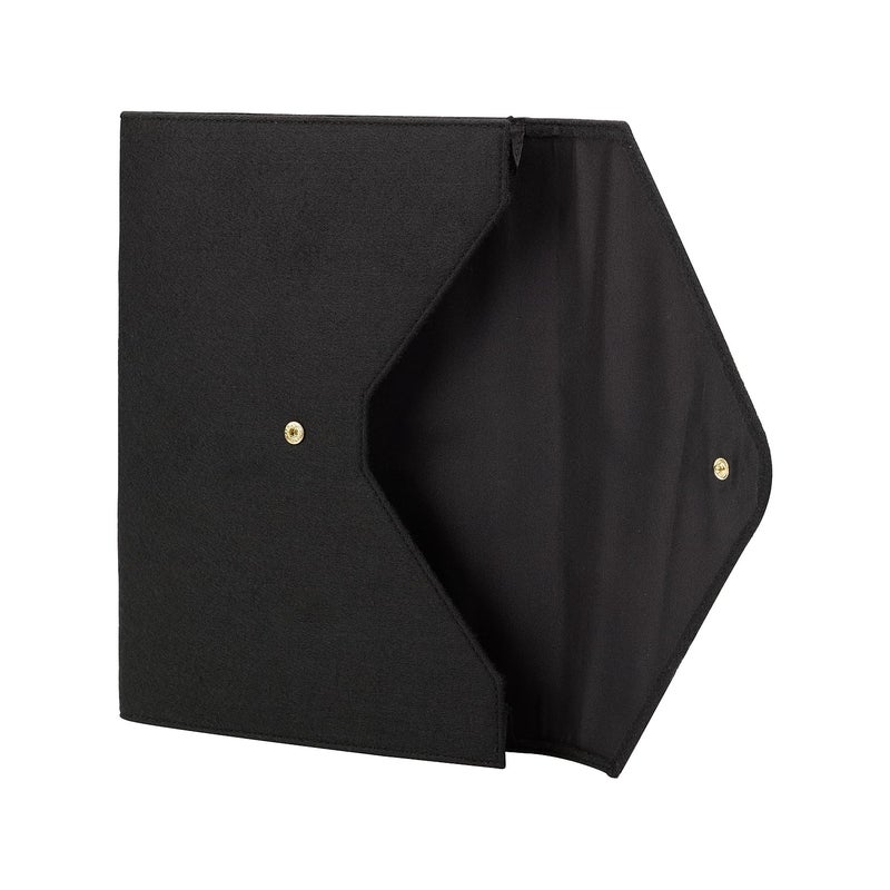 Smead Cloth Expanding File, 2" Expansion, Snap Closure, Letter Size, Black (70920) - Image 4